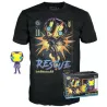 MARVEL BLACKLIGHT POP! & TEE BOX RESCUE FUNKO