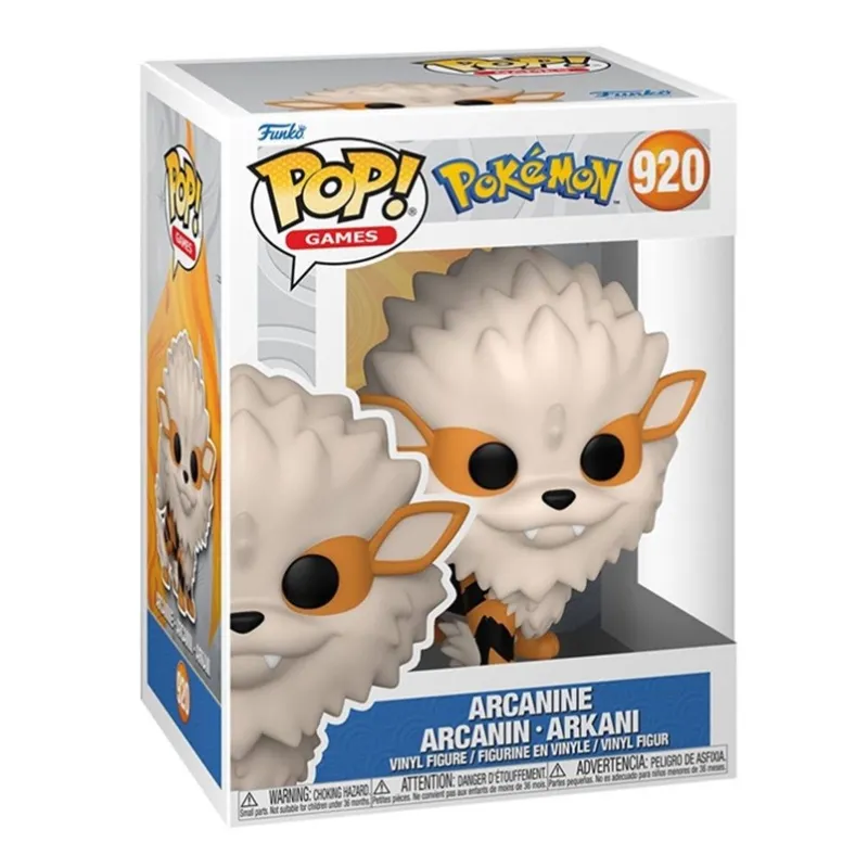 POKÉMON - FIGURINE POP! ARCANINE (EMEA) 9 CM