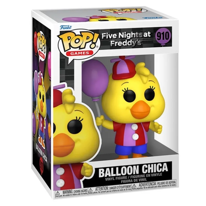 FIVE NIGHTS AT FREDDY'S SECURITY BREACH - FIGURINE POP! GAMES VINYL BALLOON CHICA 9 CM