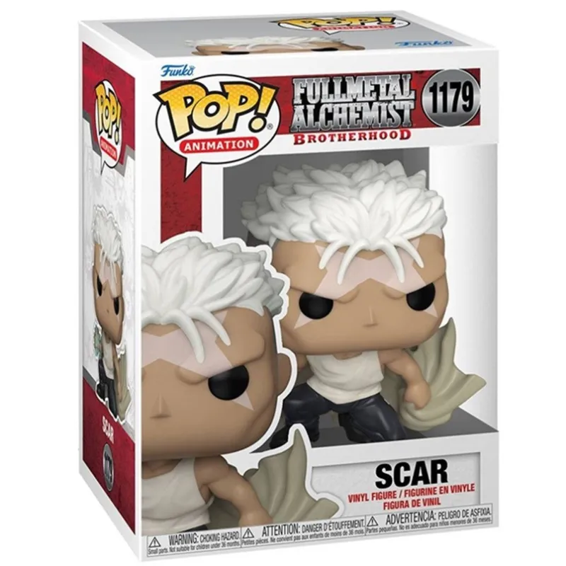 FULLMETAL ALCHEMIST BROTHERHOOD - FIGURINE POP! SCAR 9 CM
