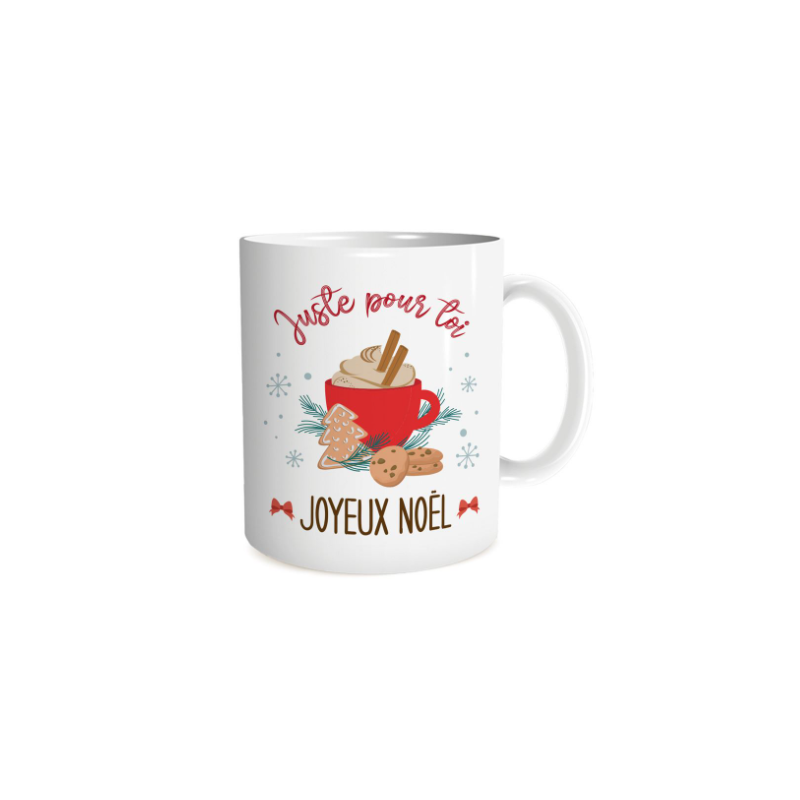 MUG "JOYEUX NOEL -JUSTE POUR TOI"