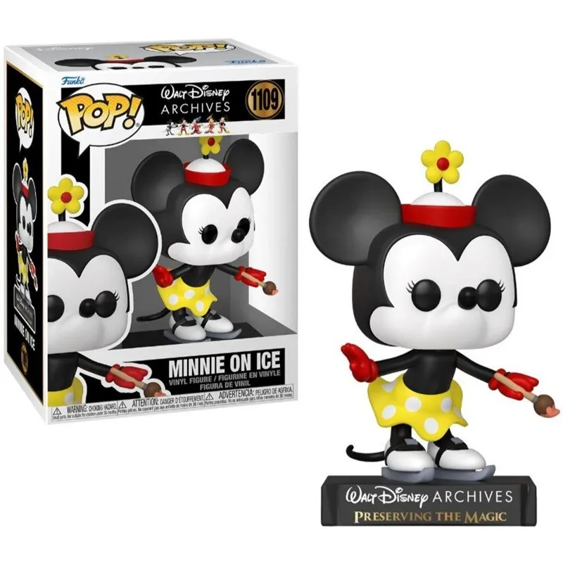 DISNEY - FIGURINE POP! MINNIE ON ICE (1935) 9 CM
