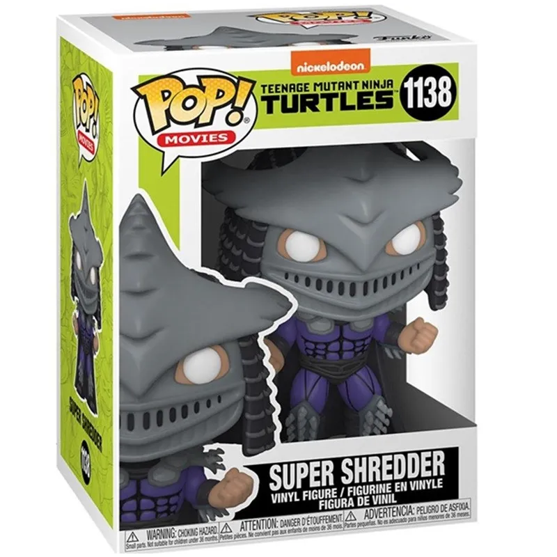 LES TORTUES NINJA - FIGURINE POP! SUPER SHREDDER 9 CM