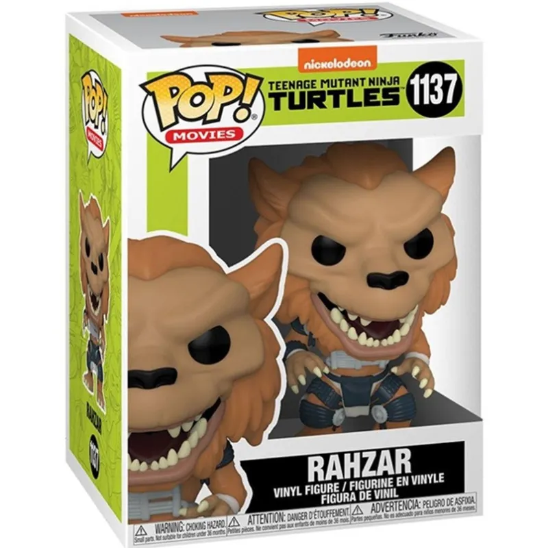 LES TORTUES NINJA - FIGURINE POP! RAHZAR 9 CM