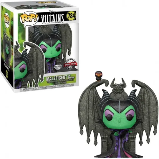 Figurine Funko Pop! 784 - Disney La Belle Au Bois Dormant - Maléfique Sur Son Trône Diamond Version