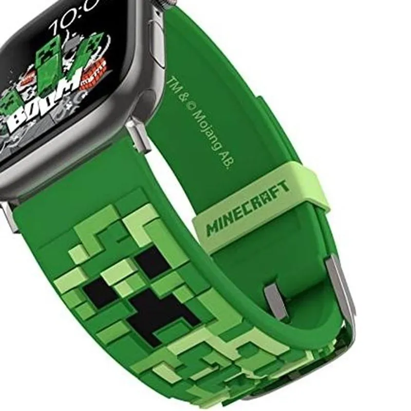 montre Minecraft Creeper 3D pour montre intelligente Moby Fox