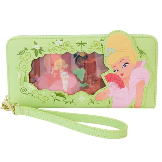 DISNEY - PORTE-MONNAIE LA PRINCESSE ET LA GRENOUILLE TIANA WRISTLET BY LOUNGEFLY