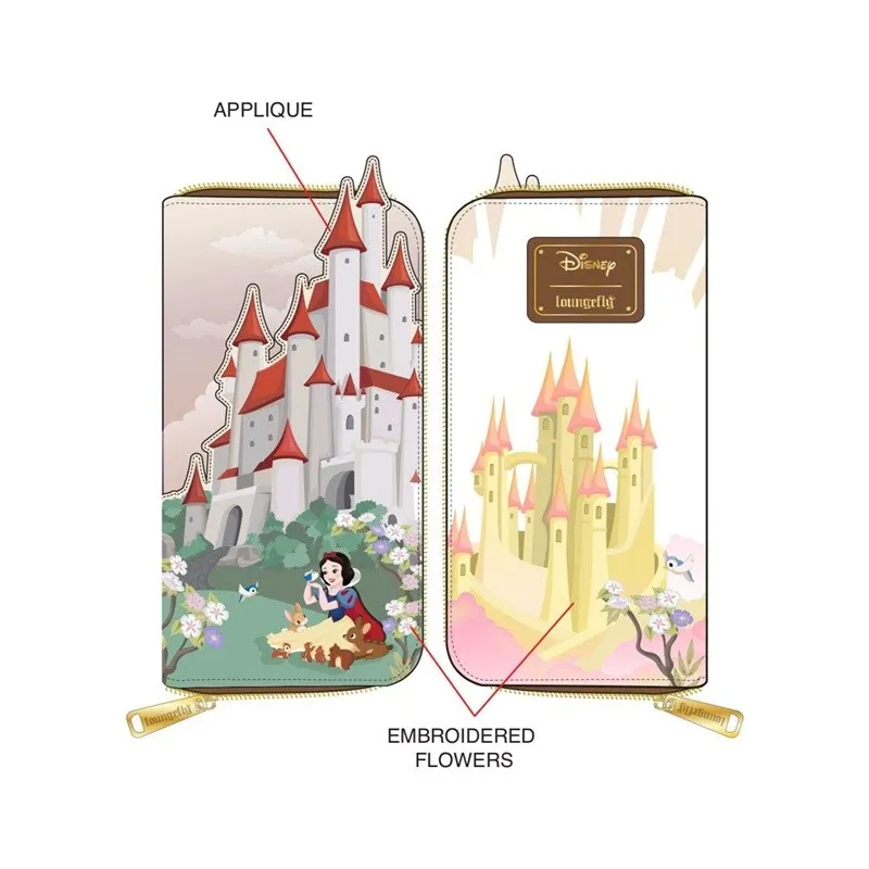 DISNEY - PORTE-MONNAIE BLANCHE NEIGE CASTLE SERIES BY LOUNGEFLY
