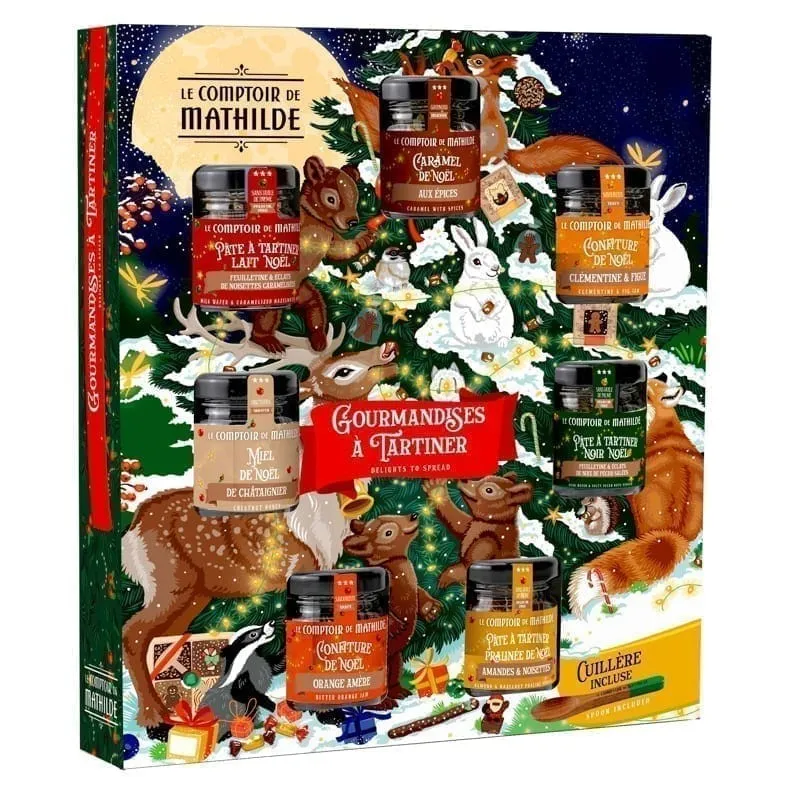 Coffret Semainier Pates A Tartiner de Noël 5X30G + 2X40G