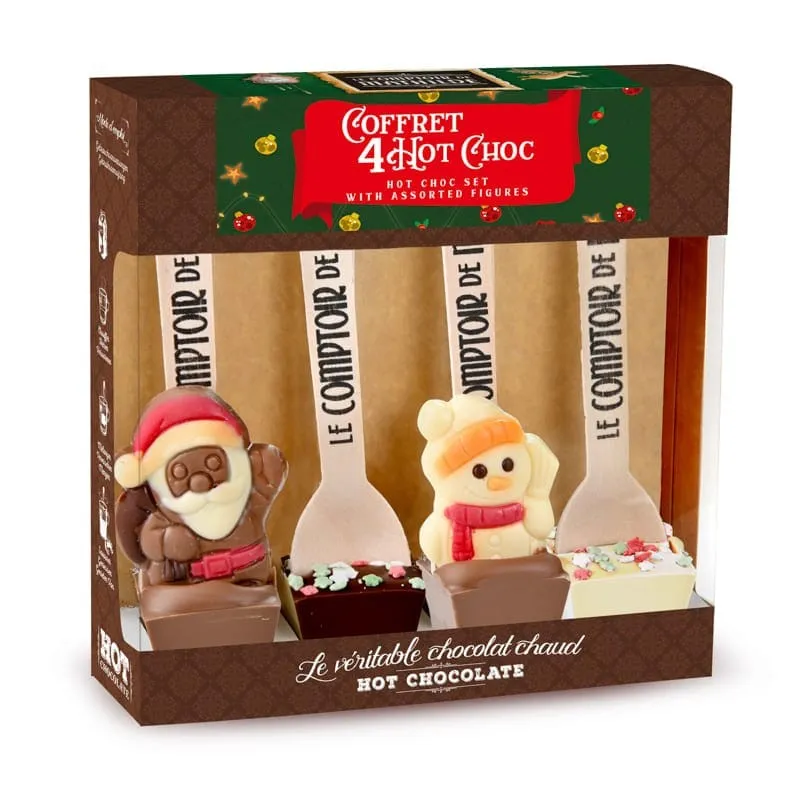 Coffret 4 Hot Chocolate Edition Noël 4X30G
