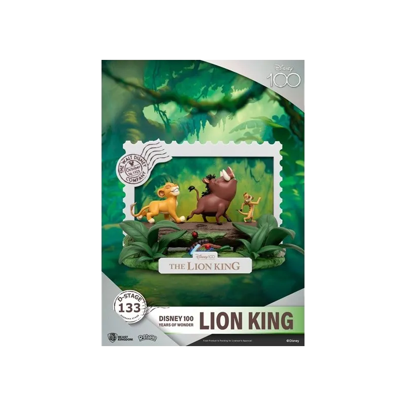 Disney 100 Years of Wonder diorama PVC D-Stage Lion King 10 cm