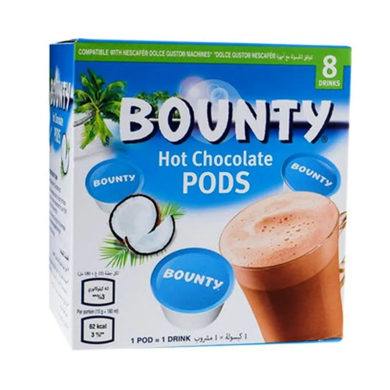 BOUNTY HOT CHOCOLATE 8 PODS 120GR