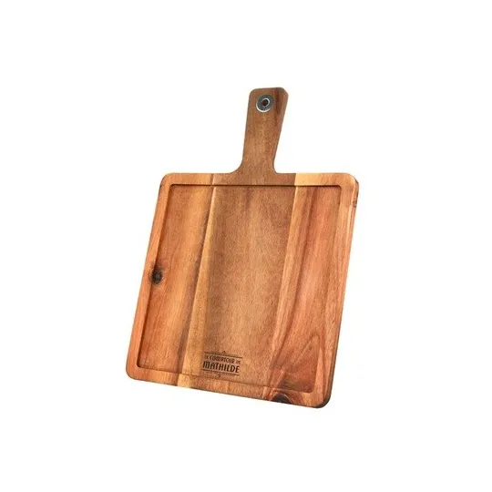 Planche Tapas bois Acacia L26 X P26 X H1.5 Cm