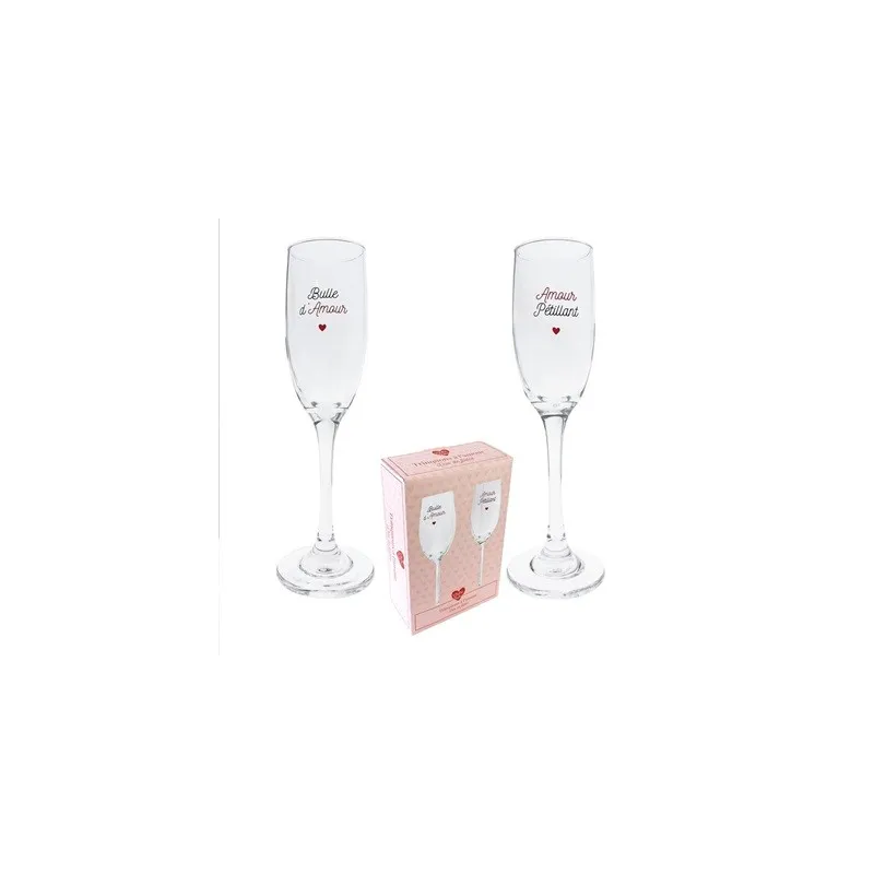 COFFRET DUO FLUTE AMOUR PETILLANT