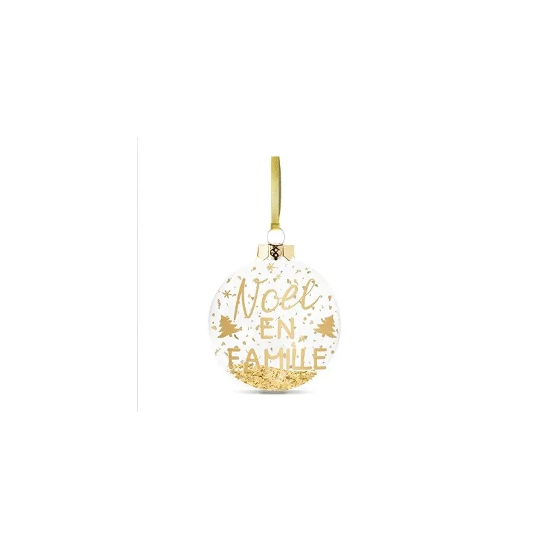 BOULE DE NOEL "NOEL EN FAMILLE"