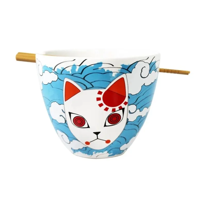 DEMON SLAYER - Bol à Ramen avec Baguette 470ml - Tanjiro Mask