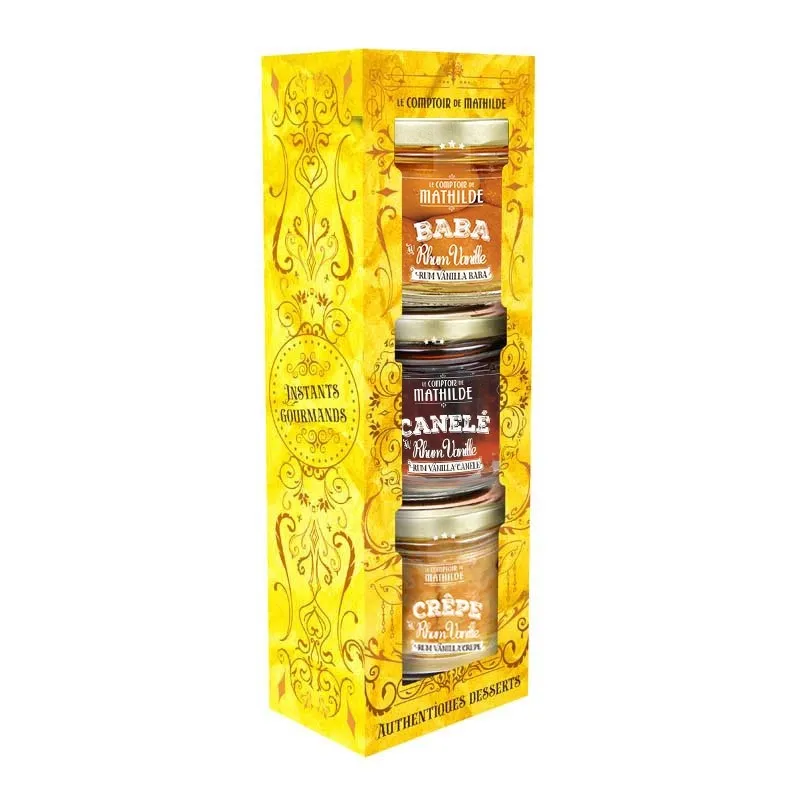 Coffret Authentiques Desserts - 3 x 100g
