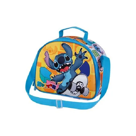 Sac à Goûter 3D - Disney Lilo et Stitch Skater - Jaune - Taille Unique