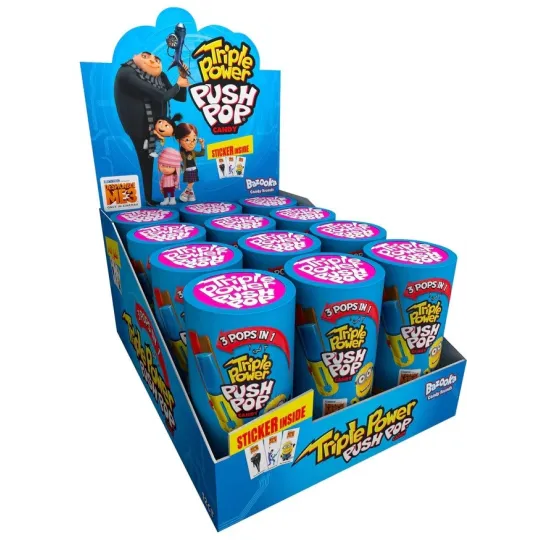 Bazooka Triple Power Push Pop 32g