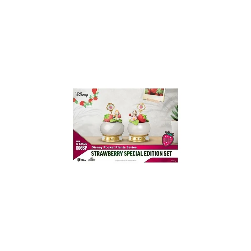Disney assortiment statuettes Mini Diorama Stage Pocket Plants Series Strawberry Special Edition Set 12 cm
