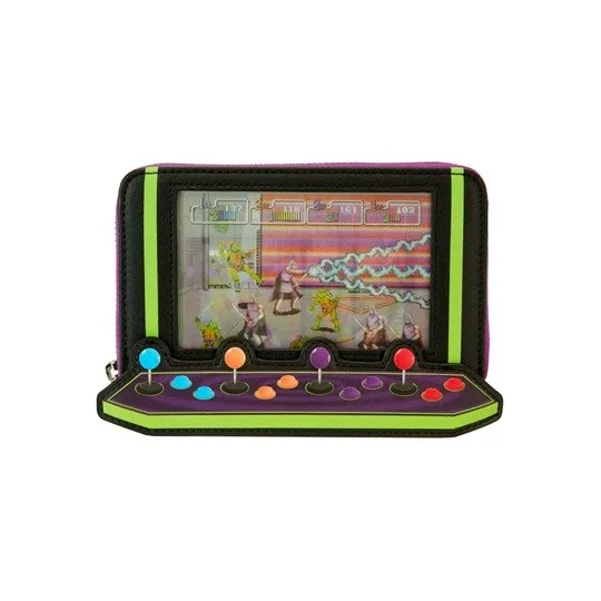Tortues Ninja by Loungefly Porte-monnaie 40th Anniversary Vintage Arcade