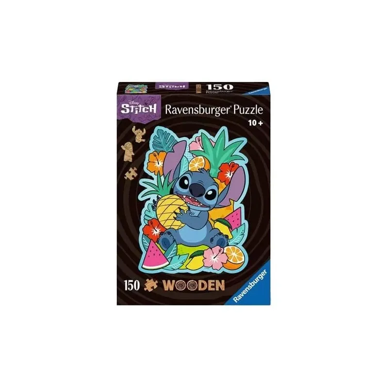 Disney puzzle en bois WOODEN Stitch (150 pièces)