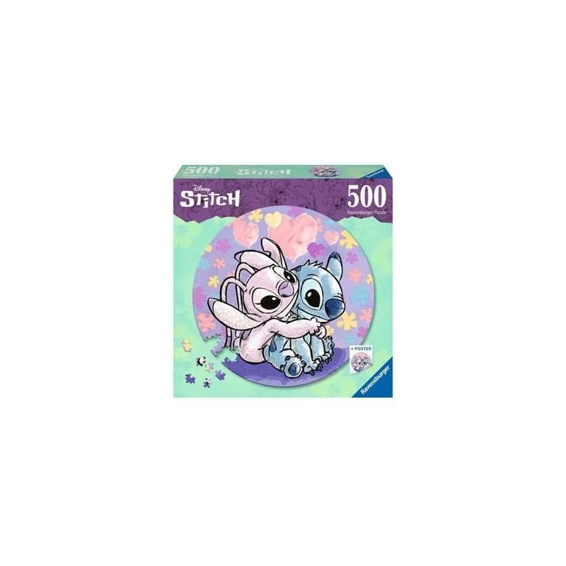 Lilo & Stitch puzzle rond Stitch (500 pièces)