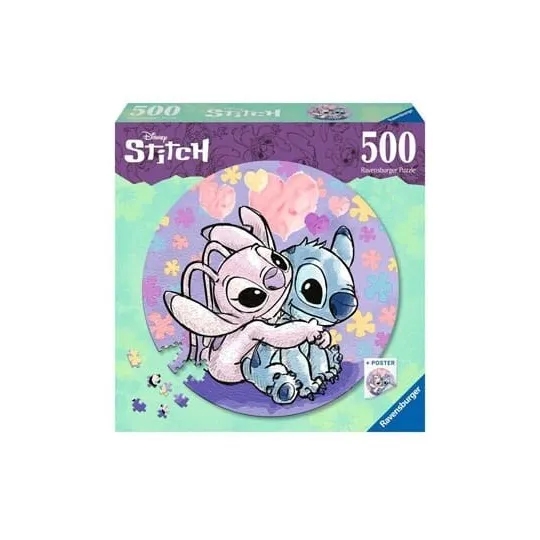 Lilo & Stitch puzzle rond Stitch (500 pièces)
