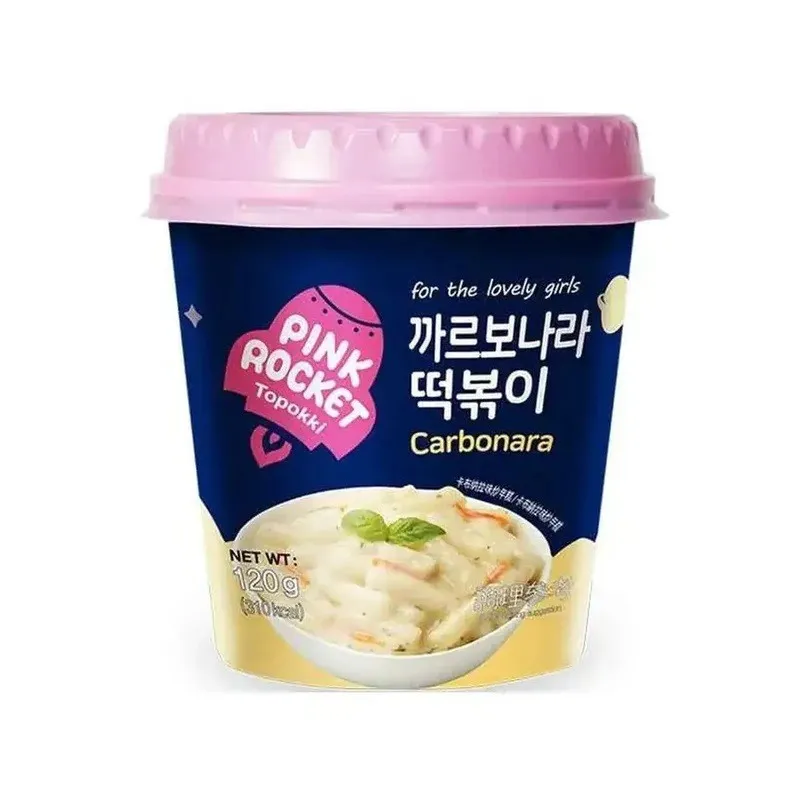 Youngpoong Pink Rocket Cup Topokki Carbonara 120g