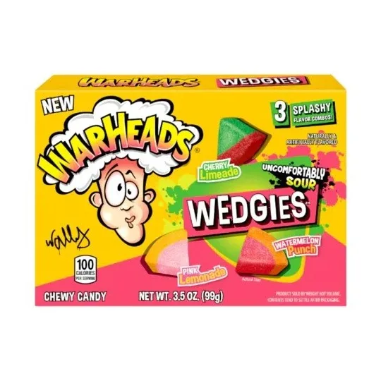 Warheads Wedgies Box 99g