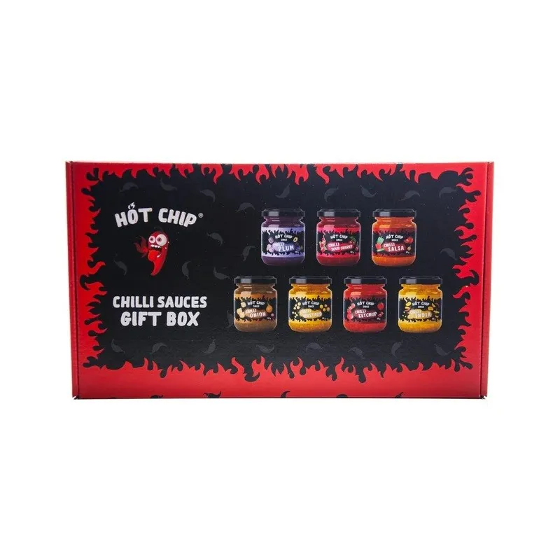 Hot Chip Tasting Box Chilli Sauce 420g