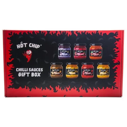 Hot Chip Tasting Box Chilli Sauce 420g