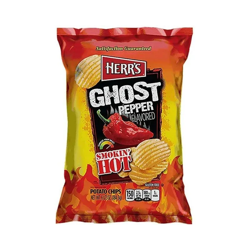 Herr's Ghost Pepper Smokin' Hot Big 170g