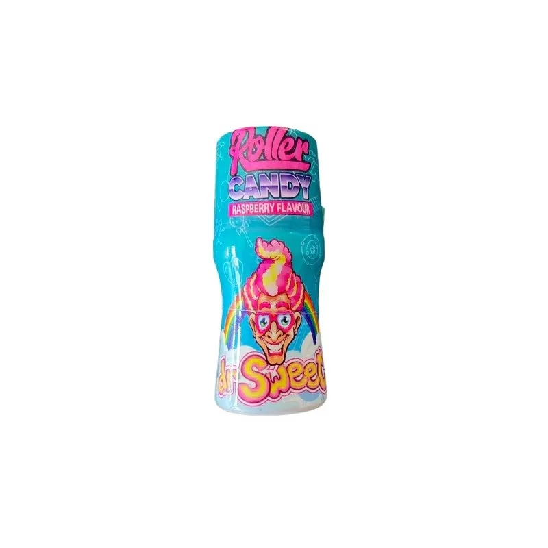 Dr Sweet Roller Candy Raspberry 40g