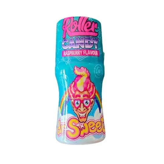 Dr Sweet Roller Candy Raspberry 40g