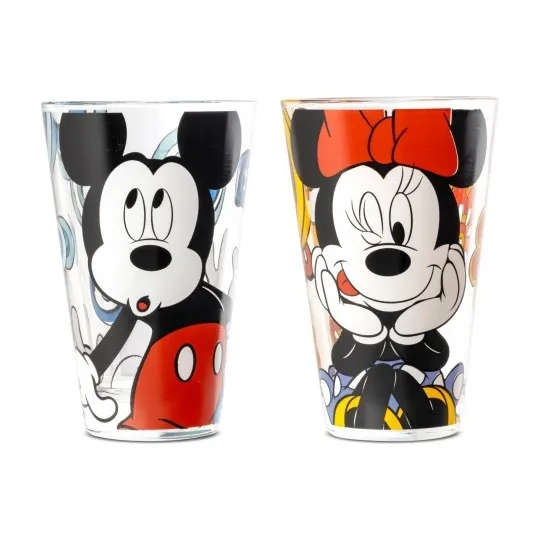 Disney Set de 2 Verres Mickey & Minnie 310ml