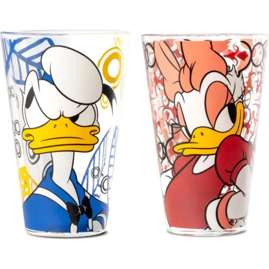 Disney Set de 2 Verres Donald & Daisy 310ml