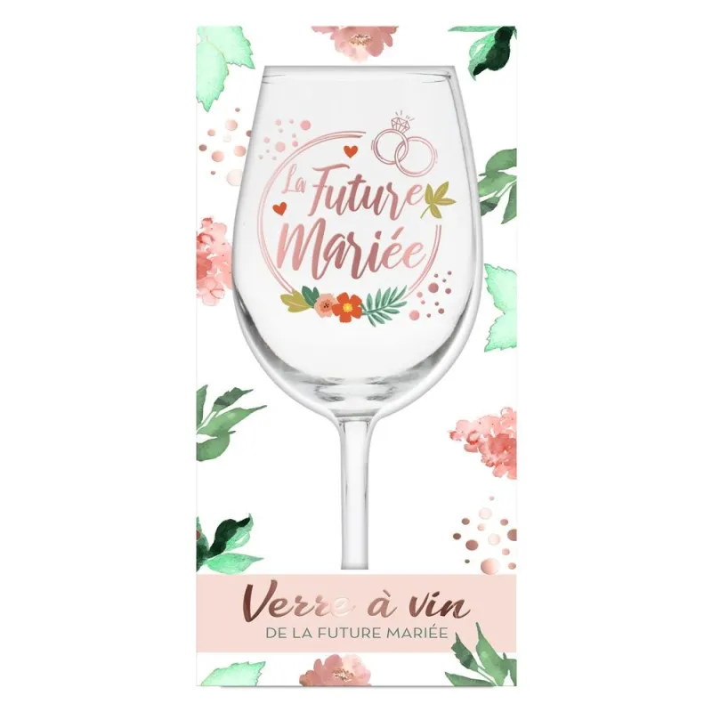 VERRE A VIN FUTURE MARIEE