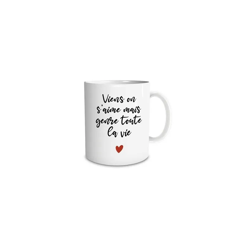 MUG "VIENS ON S AIME"