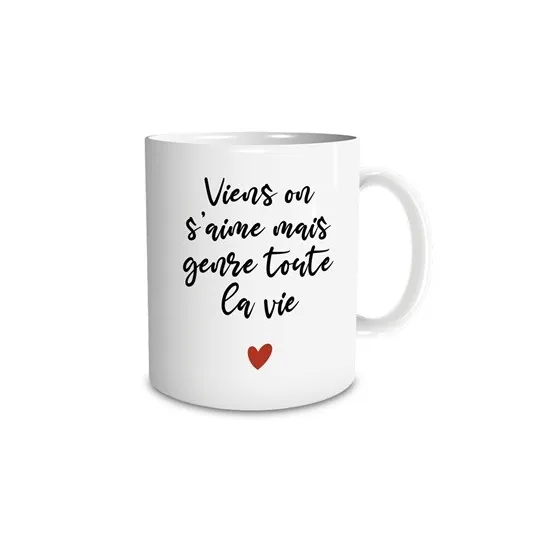 MUG "VIENS ON S AIME"