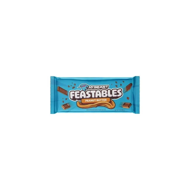 Mr Beast Feastables Chocolate Peanut Butter 60g