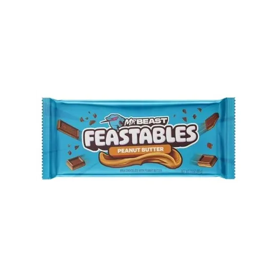 Mr Beast Feastables Chocolate Peanut Butter 60g