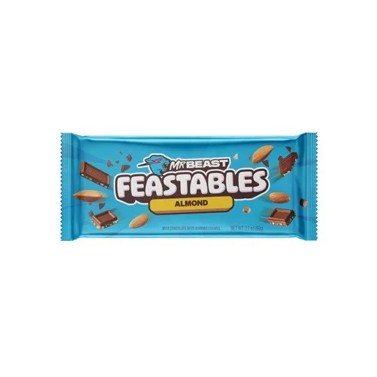 Mr Beast Feastables Chocolate Almond 60g