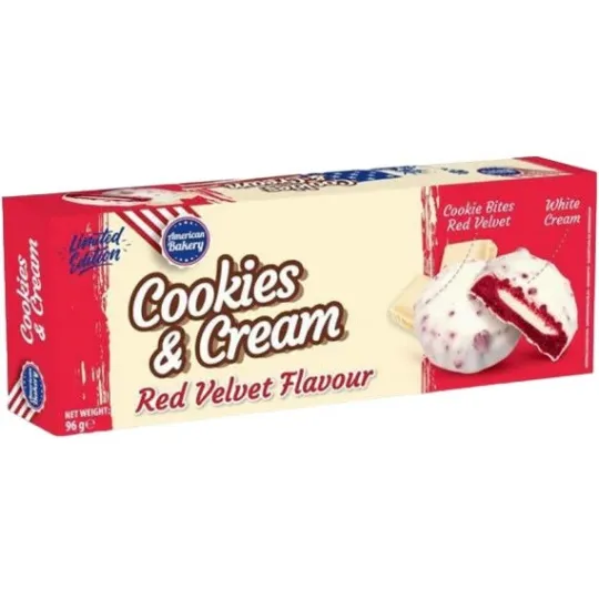 American Bakery cookies & Cream Red Velvet 96g