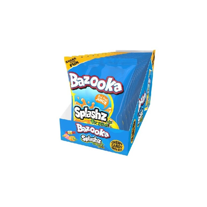 Bazooka Splashz Tropical Punch 120g