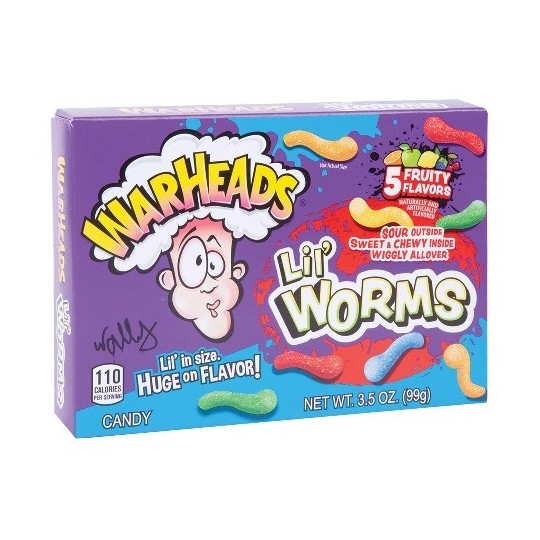 Warheads Lil' Worms 99g