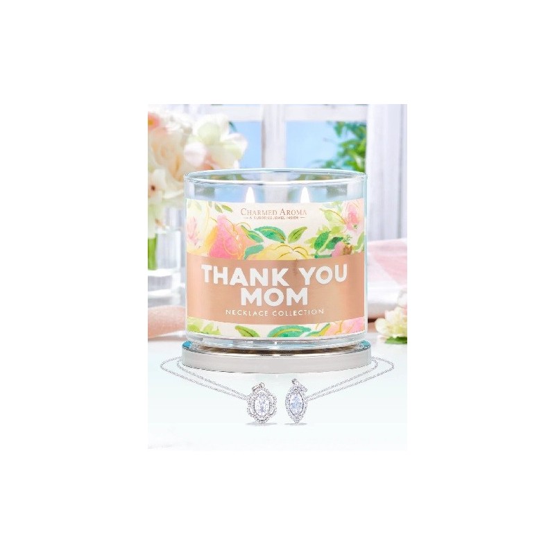 Bougie parfumée Merci Maman (Collier)