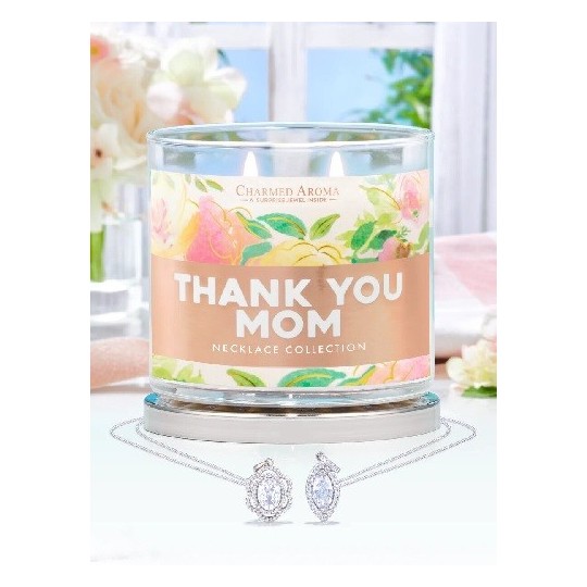 Bougie parfumée Merci Maman (Collier)