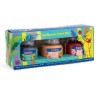 Lot de 3 Bougies Parfumées Haribo Island - Jungle Party, Melon Mix, Peach Paradise - 3 x 85g