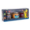 Lot de 3 bougies parfumées Haribo Sweet Winter - Boulangerie de Noël, Plaisir d’hiver, Maison douillette - 3 x 85g